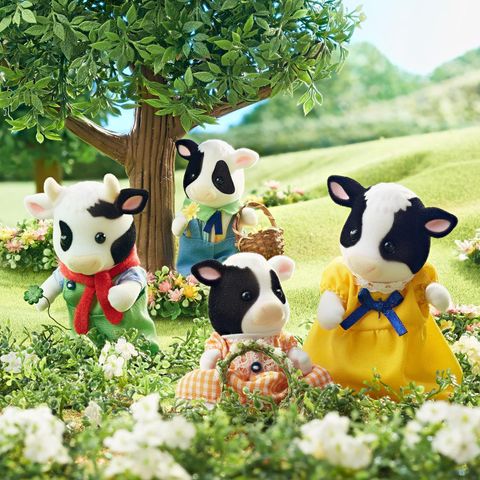  C-69 Cow Family Calico Critters Sylvanian Families 