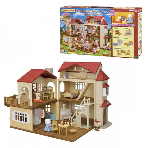  Đồ chơi Ngôi nhà lớn sáng đèn có gác mái - kèm 3 nhân vật và phụ kiện 22-RT Sylvanian Families 