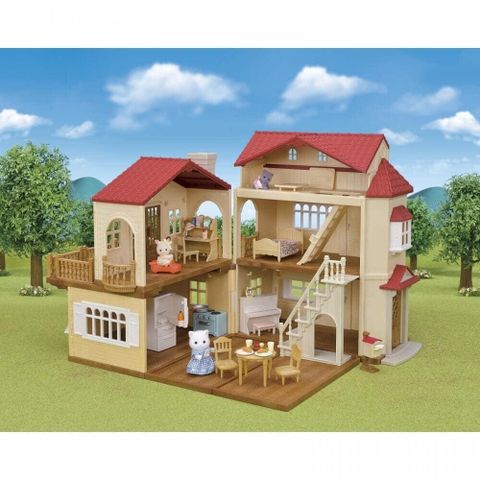  Đồ chơi Ngôi nhà lớn sáng đèn có gác mái - kèm 3 nhân vật và phụ kiện 22-RT Sylvanian Families 