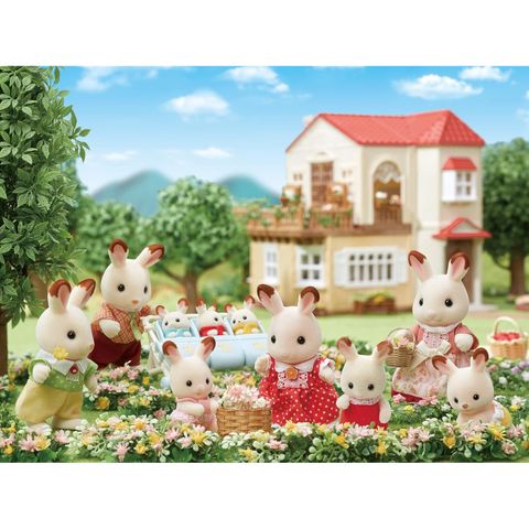  Đồ chơi gia đình thỏ FS-46 Sylvanian Family Doll Chocolat Rabbit Family 