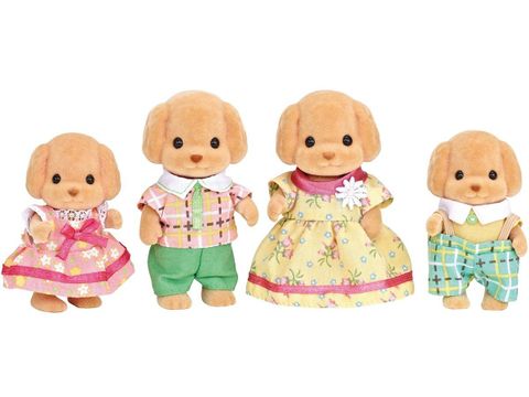  Đồ chơi FS-29 Sylvanian Families Doll Toy Poodle Family - gia đình chó Poodle 