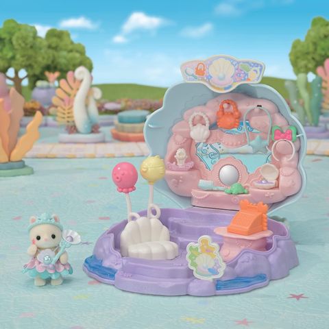  Co-78 Sylvanian Families Mermaid Shop Mark Certified 