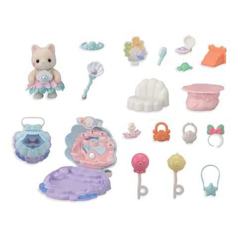  Co-78 Sylvanian Families Mermaid Shop Mark Certified 