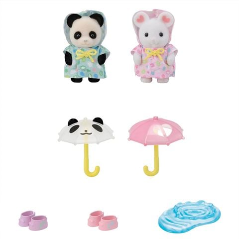  S-74 Sylvanian Families Hoikuen Nakayoshi Baby Set Mark Certified 