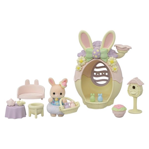 23win08 com ngôi nhà trứng phục sinh S-212 23win11 Seasonal Toy Margaret Rabbit Easter Egg House