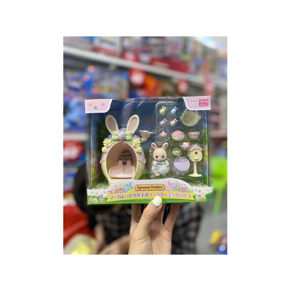 23win08 com ngôi nhà trứng phục sinh S-212 23win11 Seasonal Toy Margaret Rabbit Easter Egg House