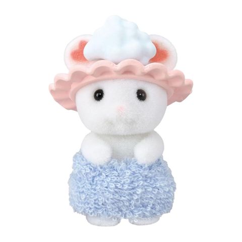  Đồ chơi búp bê DF-26 Sylvanian Families Bath Time Marshmallow Mice Set 