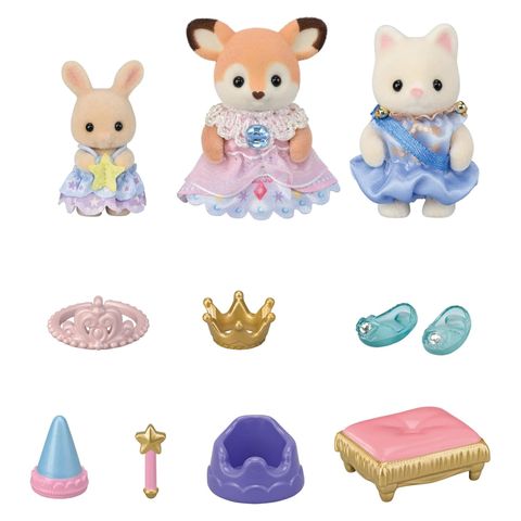  S-77 Sylvanian Families Princess Babies Glass Slipper Play 