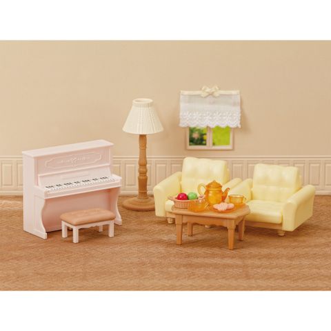  S-213 Large House with Red Roof Deluxe Furniture Set Sylvanian Families 