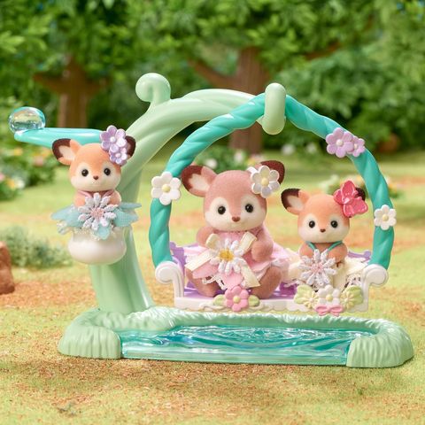  Đồ chơi búp bê FS-56 Sylvanian Families baby Deer Doll & Furniture Set 