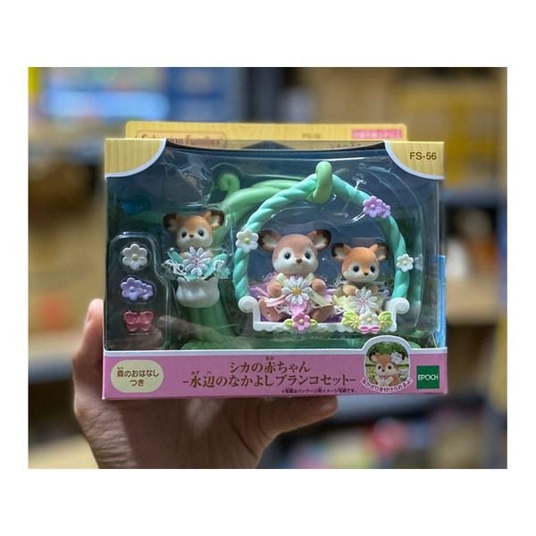 23win08 com búp bê FS-56 23win11 baby Deer Doll & Furniture Set