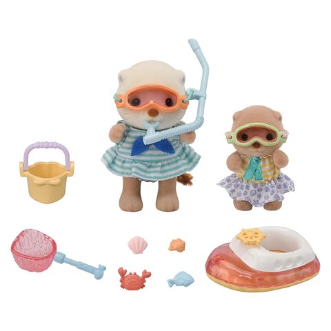  Đồ chơi búp bê FS-57 Sylvanian Families Sea Otter Siblings 