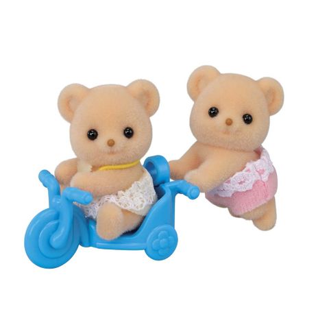  Bộ hai bé gấu KU-70 Sylvanian Families Epoch Biscuit Bear Twins 
