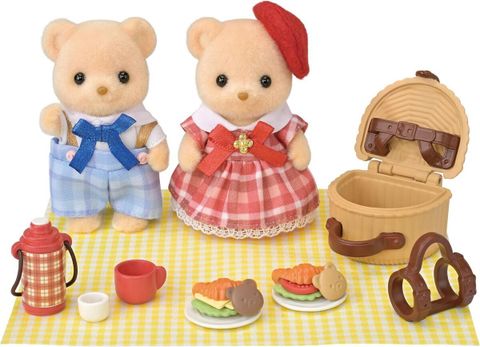  Bộ đồ chơi FS-60 Sylvanian Families: Biscuit Bear Siblings - Picnic Lunch Set 