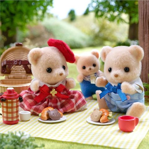  Bộ đồ chơi FS-60 Sylvanian Families: Biscuit Bear Siblings - Picnic Lunch Set 