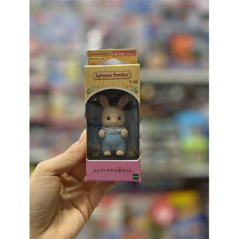  Đồ chơi thỏ sữa babi U-89 Sylvanian Families doll milk rabbit baby 