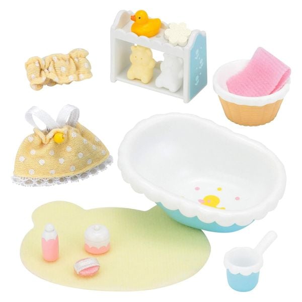 23win08 com bồn tắm cho bé búp bê 23win11 Family Doll "Baby Bath Set Ka-210"