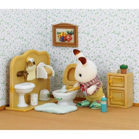  DF-09 Rabbit Furniture Set toilet Sylvanian Families 