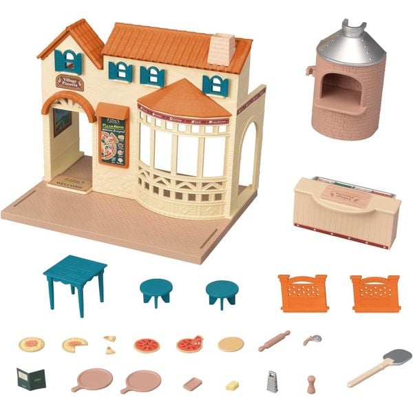 Mi -87 Pizza shop in the forest Sylvanian Family Omiseya