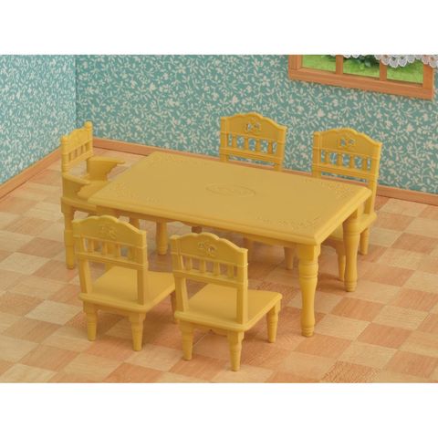  EP-421Sylvanian Families Furniture Dining Table Set Case 
