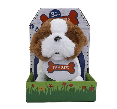  Chú chó biết sủa biết đi Baby Saint Bernard Toy 