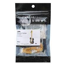 Lắp ghép Nanoblock -  Mô hình Electric Guitar màu vàng