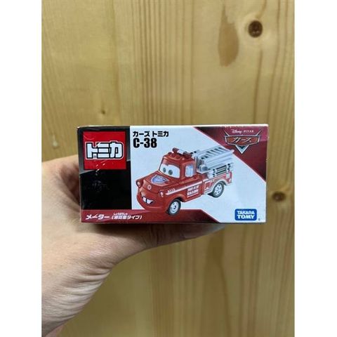  Xe mô hình C-38 Tomica Disney Cars Mater (Fire Truck Type) 
