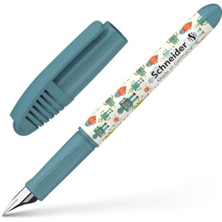  Bút máy Schneider Zippi - Cool Robots ( Xanh Đậm - 168936 ) 