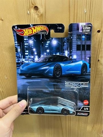  Xe mô hình HCJ92 Hot Wheels Car Culture Exotic Envy McLaren Speedtail 