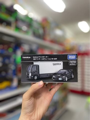 Tomica Premium Transporter Mitsubishi Lancer Evolution VI GSR 