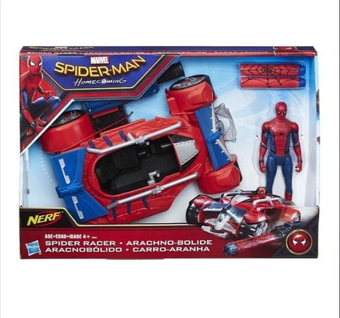  Bộ đồ chơi xe đua người nhện Marvel B9703 Spider Man 