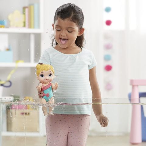  Đồ chơi búp bê Baby Alive Splash N Snuggle Blonde Doll E8721 