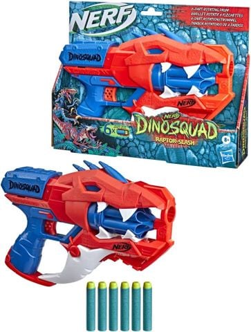  Nerf DinoSquad Raptor-Slash with 6 Bullets 