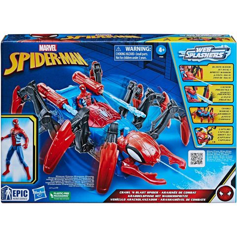 Marvel Spider-Man Crawl 'N Blast Spider Action Figure 