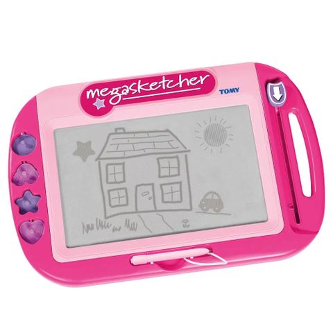  Đồ chơi bảng vẽ dễ xoá E73258FR - Megasketcher rose facile ( hồng ) 