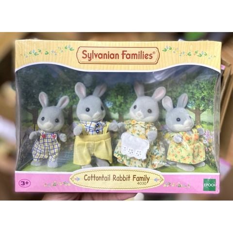  Sylvanian Families EP-4030 Gia đình Thỏ bông Cottontail Rabbit Family 