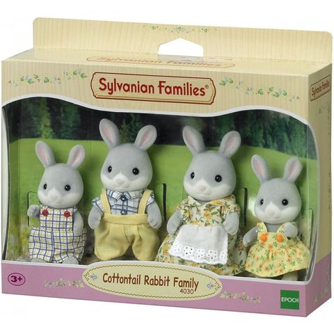  Sylvanian Families EP-4030 Gia đình Thỏ bông Cottontail Rabbit Family 