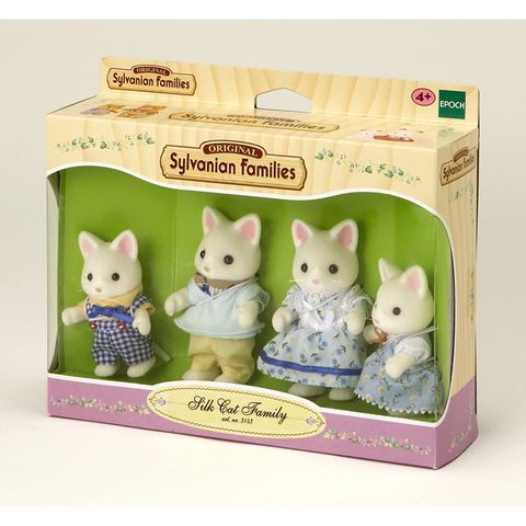  Sylvanian Families EP-3143 Gia đình Mèo lụa Silk Cat Family 