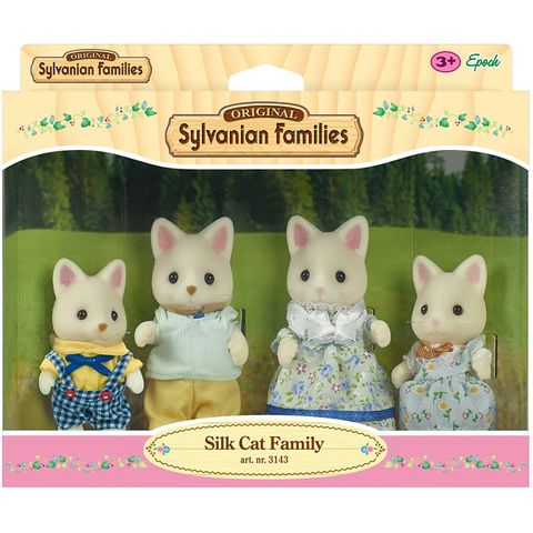  Sylvanian Families EP-3143 Gia đình Mèo lụa Silk Cat Family 