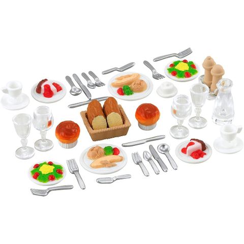  Set Ăn Tối 2 Người Sylvanian Families 4717 Dinner for Two Set 