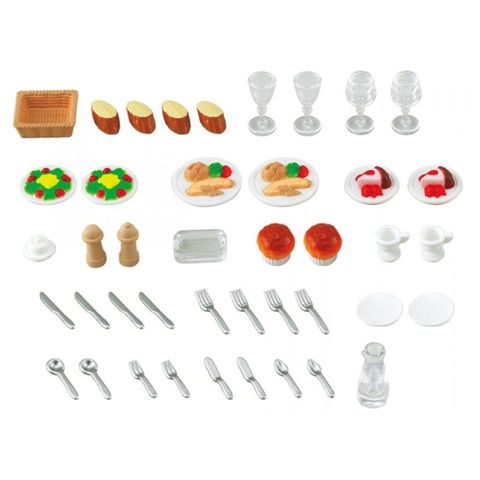 Set Ăn Tối 2 Người Sylvanian Families 4717 Dinner for Two Set 