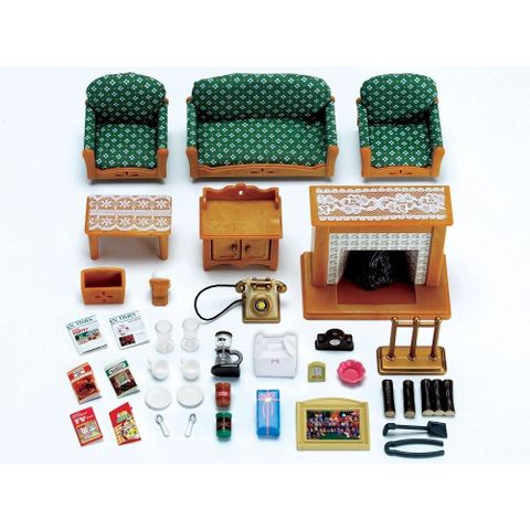  Phòng Khách Sang Trọng Sylvanian Families EP-5037 Deluxe Living Room Set 