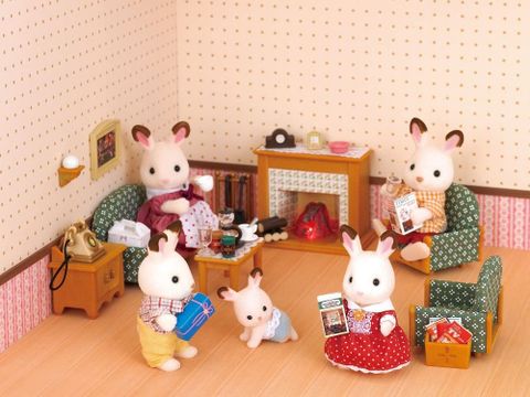  Phòng Khách Sang Trọng Sylvanian Families EP-5037 Deluxe Living Room Set 