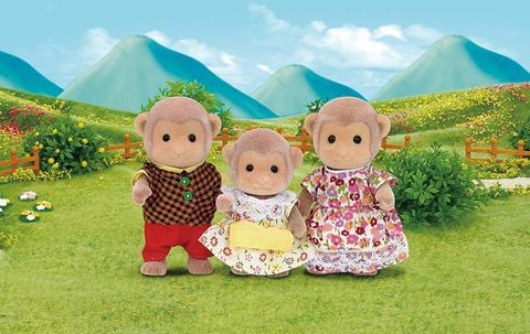  5214 Sylvanian Families Gia Đình Nhà Khỉ Monkey Family 
