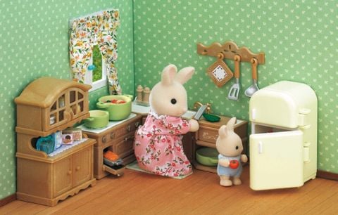 Bộ đồ chơi nội thất Sylvanian Families 5222 Stove Sink and Counter Kitchen Set 