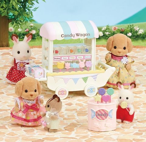  Xe Bán Kẹo Ngọt Sylvanian Families 5266 Candy Wagon 