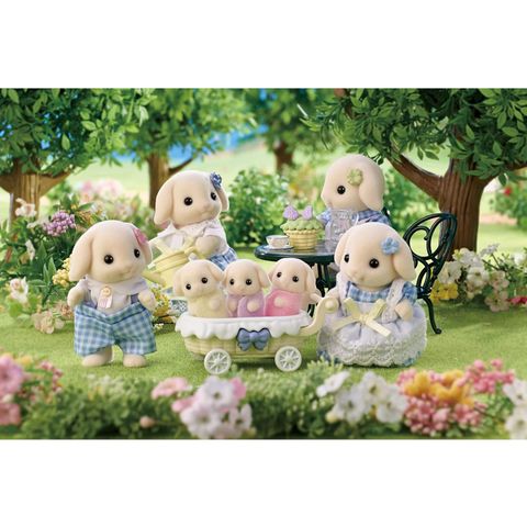 Đồ chơi búp bê gia đình thỏ Sylvanian Families Flora Rabbit Family 5735 