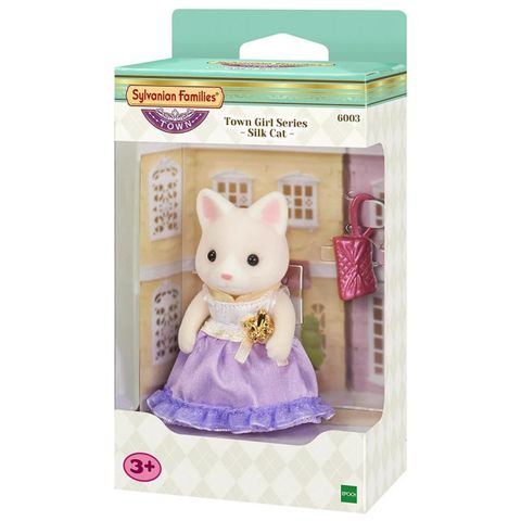  Mèo Lụa Dễ Thương Sylvanian Families EP-6003 Town Girl Series Silk Cat 