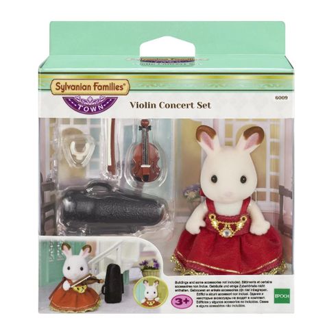  Nghệ sĩ Violin Thỏ Nâu Sylvanian Families EP-6009 Violin Concert Set 