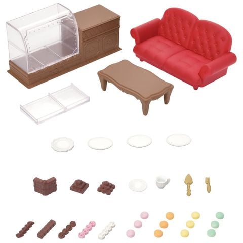  Nội thất Sảnh tiệc Chocolate Sylvanian Families EP-6016 Chocolate Lounge 